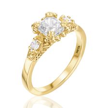 Art Deco Diamond Engagement Ring