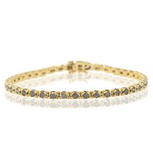 Classic Black Diamond Tennis Bracelet
