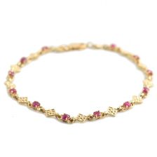 Antique Diamond Chain Ornamental Bracelet