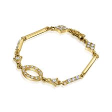 צמיד יהלומים במראה עתיק