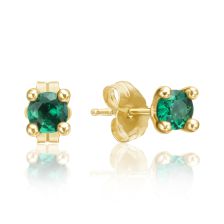 Emerald Stud Earrings