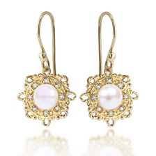 Antique Pearl Drop Earrings