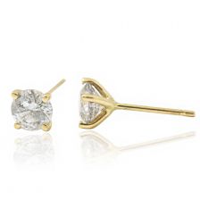Elegant Diamond Stud Earrings 