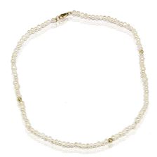 Delicate Pearl and Gold Necklace