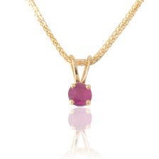 Solitaire Ruby Pendant