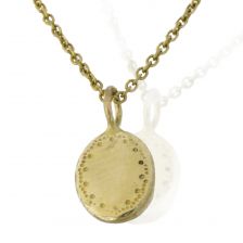 Solid Gold Signet Pendant 