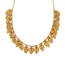  שרשרת עלים רומנטית