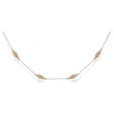 שרשרת מזהב בסגנון אוריינטלי