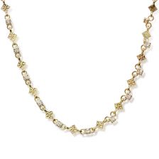 Diamond Antique Chain Ornamental Necklace