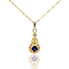 Antique Style Diamond Drop Earrings 14k Gold 