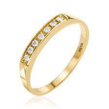 Opulent Diamond Band Rose Gold