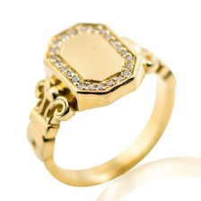 Yellow Gold Octagon Ring
