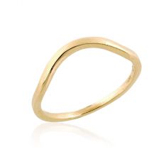 טבעת זהב גל