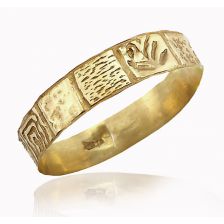 טבעות נישואין מזהב צהוב