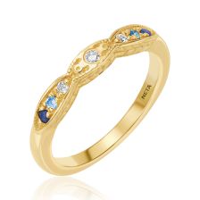 Yellow Gold Edwardian Band