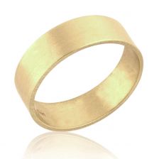 Brushed Gold Men's Ring