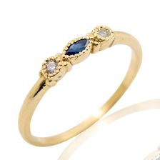Marquise Sapphire Ring
