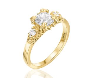 Art Deco Diamond Engagement Ring