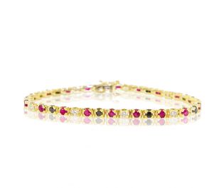 Classic Black Diamond Tennis Bracelet