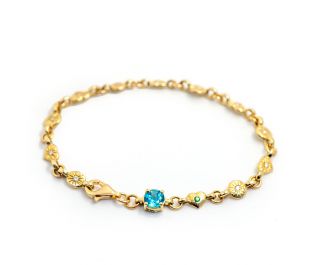 Antique Diamond Chain Ornamental Bracelet