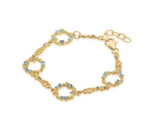 flowery mixed Gemstone Necklace