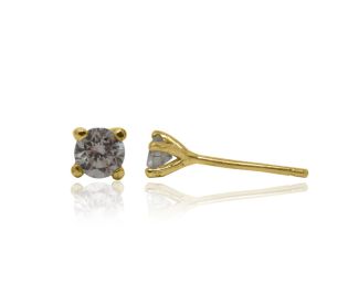 Elegant Diamond Stud Earrings