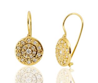 Carmen Art Nouveau Gemstone Earrings 