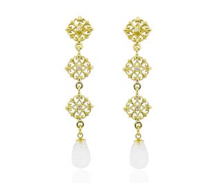 Diamond Antique Chain Ornamental Necklace