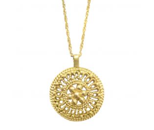Vintage Yemenite Filigree Pendant