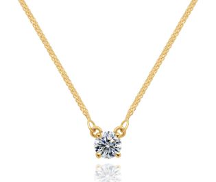 Solitaire Diamond Necklace