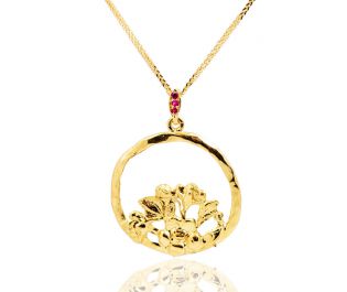 Victorian Flower Necklace 
