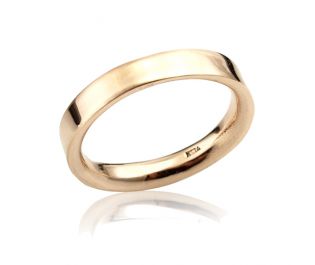 Brushed Gold Ring