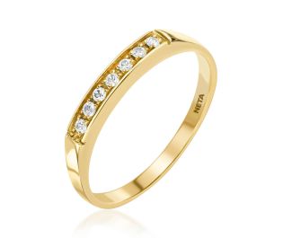Opulent Diamond Band Rose Gold