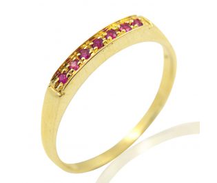 Opulent Diamond Band Rose Gold