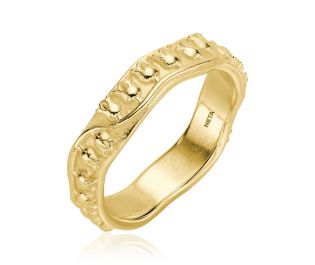 Wide Vintage Style Floral Band