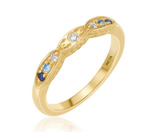 Yellow Gold Edwardian Band