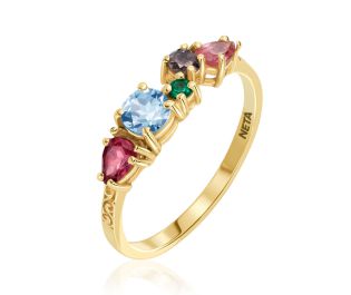 Tiara Gemstone Ring 