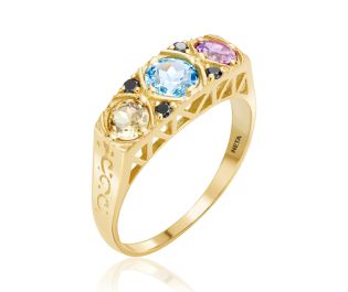 Yellow Gold Victorian Style Ring 