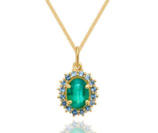 Dianna Style Amethyst Pendant 